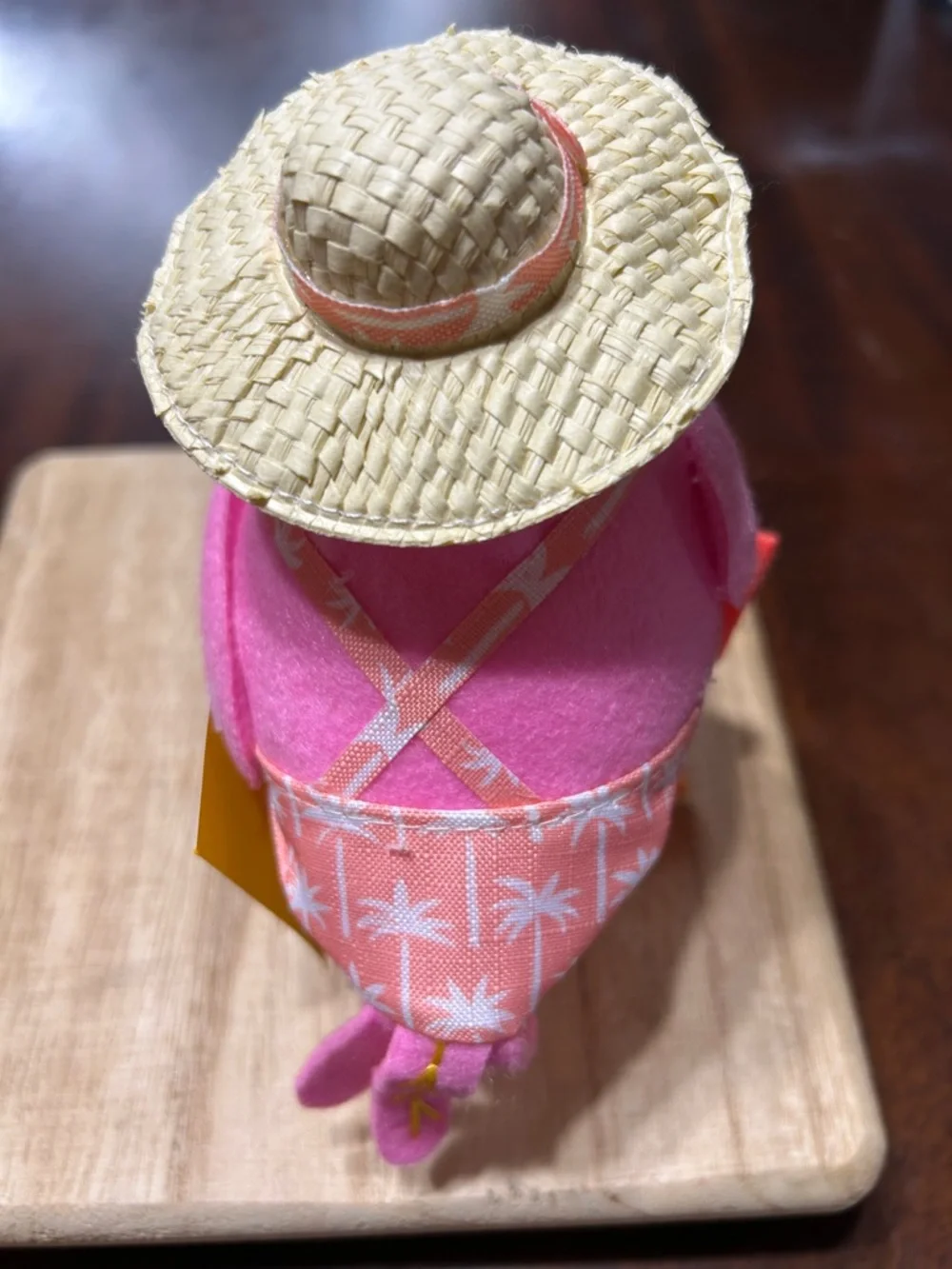 Sun Squad Featherly Friends Felt & Material Bird Figure βCoralβ 2024 NWT - Picture 3 of 8